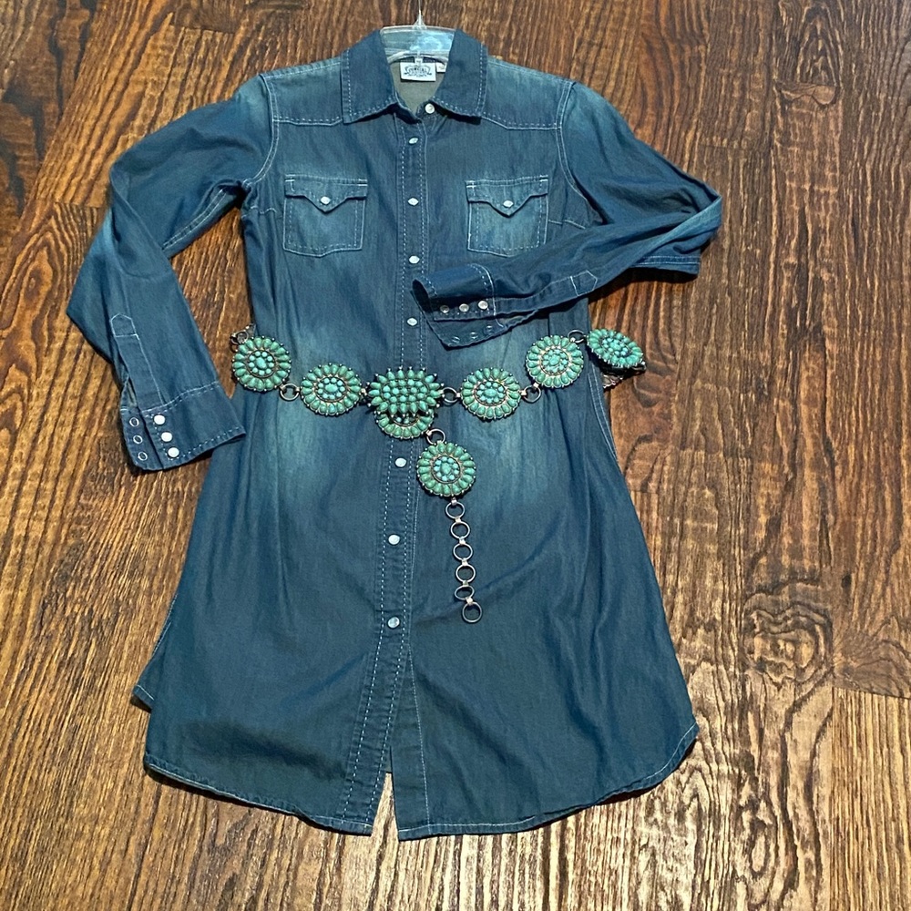 Denim dress